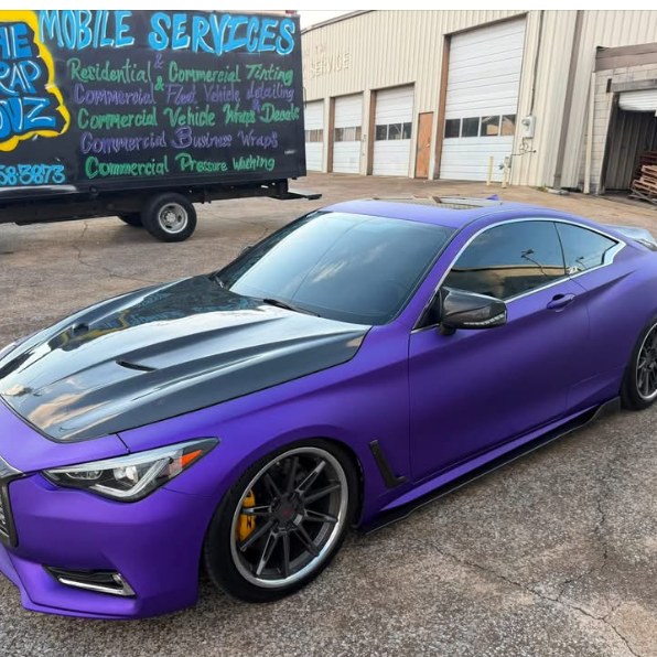 Satin purple Infiniti Q60